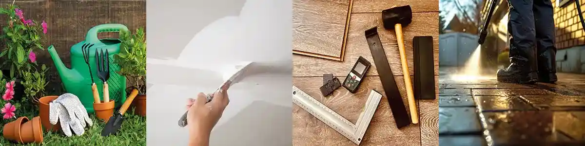 Verschiedene Hausmeistertätigkeiten